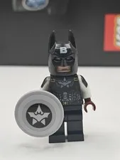 NEW DC Super Heroes Captain Batman Custom Lego Minifigure Captain America