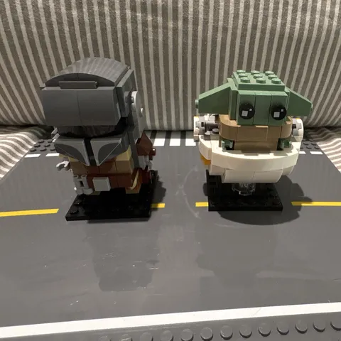 LEGO Star Wars Mandalorian & The Child BrickHeadz 75317 295pc No Box Retired