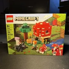 LEGO Minecraft 21179 The Mushroom House - NEW SEALED (Box Wear / Retired)
