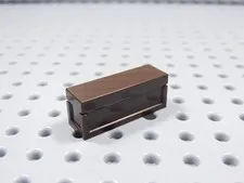 LEGO Harry Potter Dark Brown Wand Box Container w/ Lid Minifig BS