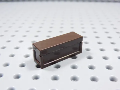 LEGO Harry Potter Dark Brown Wand Box Container w/ Lid Minifig BS