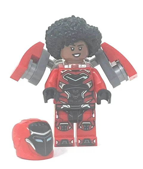 LEGO BLACK PANTHER IRONHEART MK2 MINIFIGURE with HAIR
