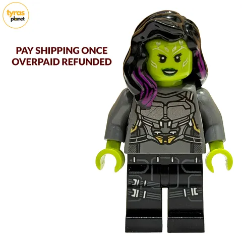 LEGO Minifigure Marvel Super Heroes Gamora Silver Armor sh0388