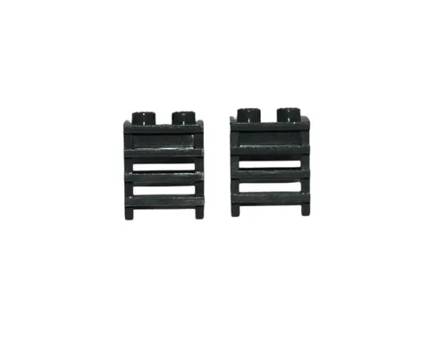 2 Lego® TRAIN Railway 9V RC Ladder Step BLUISH GREY