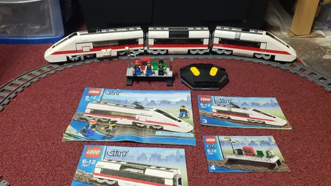 LEGO CITY: 2006 Passenger Train (#7897). Complete. Works Great, See Vid. No Box