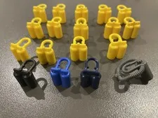 Lot 18 LEGO Minifig Accessories Air Tank Diver Scuba Space # 3838 Vintage