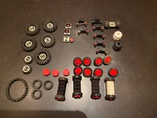 Vintage 70`s 80`s Lego Wheels From Space, City Technic Etc.