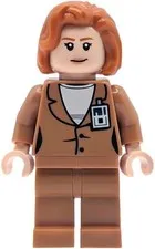 LEGO® Minifig idea285 - Dana Scully - Medium Nougat Outfit