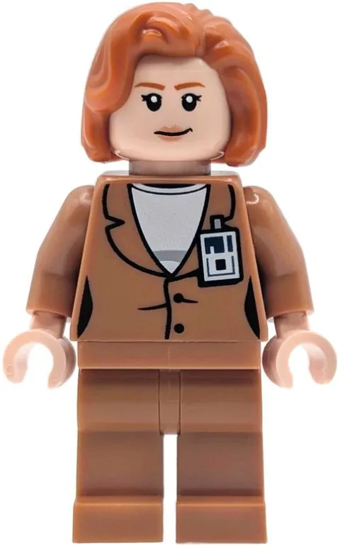 LEGO® Minifig idea285 - Dana Scully - Medium Nougat Outfit