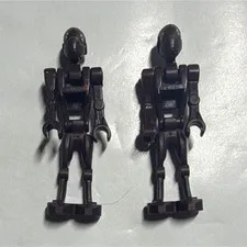 LEGO Star Wars Commando Droid - Dark Brown  Minifigure Lot of 2 sw0359