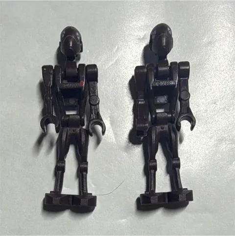 LEGO Star Wars Commando Droid - Dark Brown  Minifigure Lot of 2 sw0359