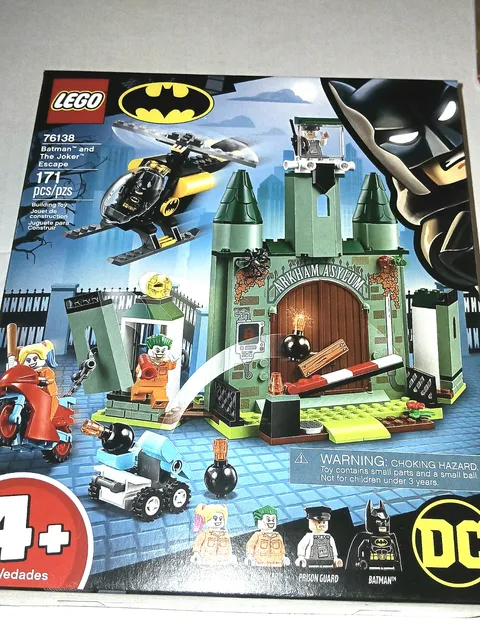 LEGO BATMAN 76138 ARKHAM ASYLUM 🔥 JOKER ESCAPE W QUINN BATCOPTER MINIFIGS NEW