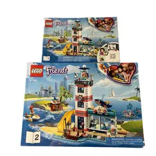 Lego Friends Manuals Only-41380 Books 1&2, Lighthouse Rescue Center Instructions