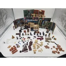 LEGO Harry Potter Hogwarts Modular Lot 15 Minifigures Sets Manuals Parts