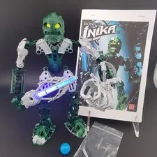 LEGO BIONICLE: TOA INIKA KONGU ( 8731 ) Complete except only 1 Zamor + Spare Pcs