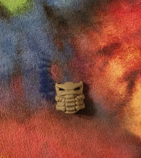 Lego Bionicle 42042Xa Krana Mask Xa  Rubber Mask RARE GREY