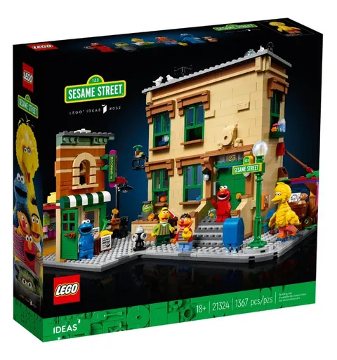 LEGO Ideas 21324 Sesame Street 123 Hooper's Store Building Set 1,367pcs