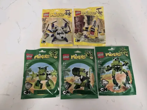 LEGO Mixels Series 5 Lot - Torts, Glomp, Glurt, Jamzy, Tapzy - Factory Sealed!