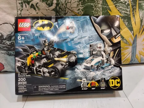 Lego 76118 Mr. Freeze Batcycle Battle Unopen