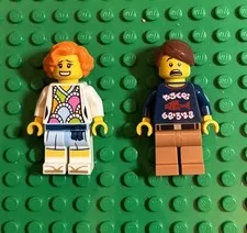 Lot of 2 LEGO Ninjago Movie Minifigures Lauren + Henry 70615 njo0350 njo0351 N54