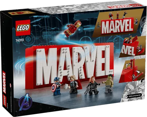 LEGO Marvel Logo & Minifigures 76313 Super Hero Building Toy Set 931 Pcs New