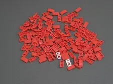 Lego Qty 148 - Coral - 11477 Slope, Curved 2 x 1 x 2/3 - NEW