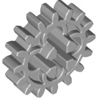 LEGO Part 4019 - Light Bluish Gray Technic Gear 16 Tooth with Round Holes [Old S