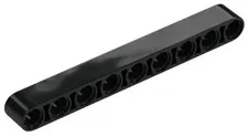 Lego Part 40490 Black TECHNIC Beam Thick Liftarm 1 x 9 Qty 1 D952
