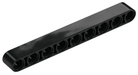 Lego Part 40490 Black TECHNIC Beam Thick Liftarm 1 x 9 Qty 1 D952