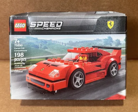 LEGO Speed Champions Ferrari F40 Competizione 75890 New & Sealed in Damaged Box