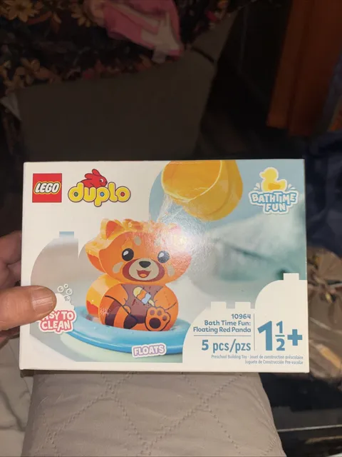 New! LEGO DUPLO Bath Time Fun: Floating Red Panda Set 10964 #frank