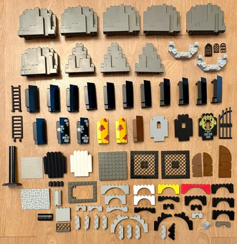 LEGO Vintage Castle Wall Panels, Rock Walls, Arches, Printed Pieces & More!