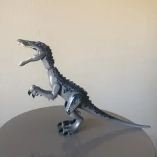 LEGO Part Jurassic World Baryonyx Dinosaur 75935 Blue Gray Silver