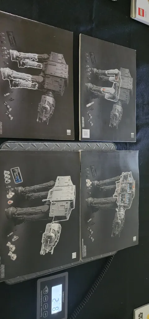 LEGO 75313 AT-AT STAR WARS Manuals ONLY Complete Instruction Book Set 1 2 3 4