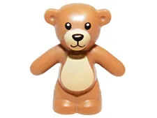 LEGO Minifigure - Teddy Bear - Light Brown - Friends - Nougat Bear Animal [New]