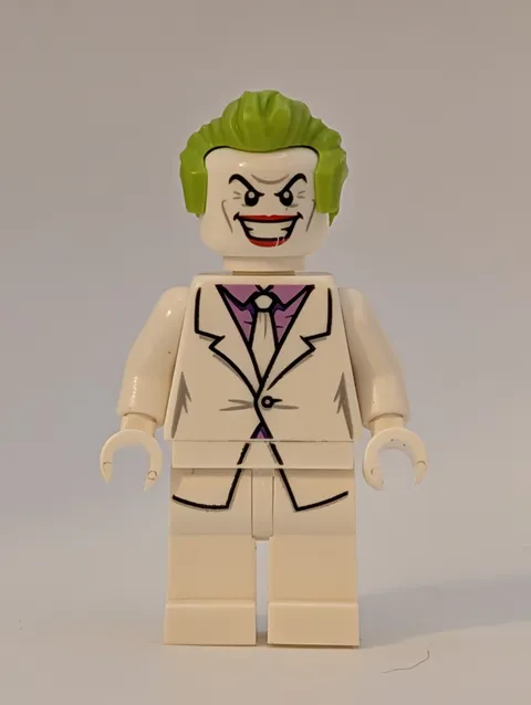 Joker Genuine LEGO Minifigure COLSH13 DC Super Heroes 71026 White Suit CMF