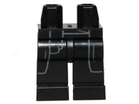 LEGO® Part 970c00pb0331 - Hips and Legs with SW Sith Robe Coattails