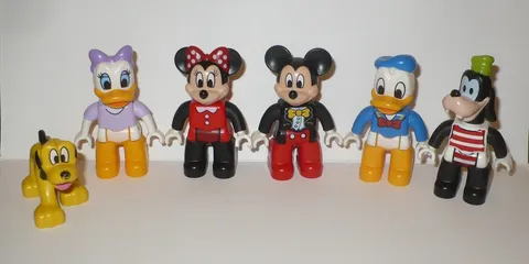 Lego DUPLO DISNEY Figures (6) ~ Mickey / Minnie / Donald / Daisy / Goofy & Pluto
