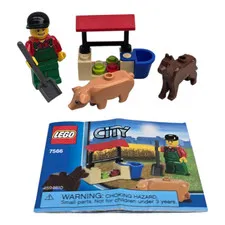 LEGO City #7566 Farmer 100% Complete w/ Instruction & Minifigures
