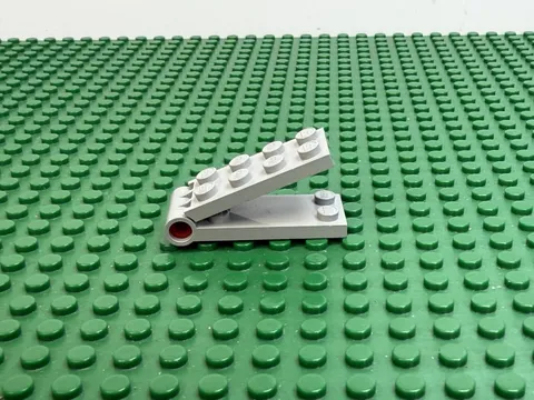 LEGO Old Light Gray Hinge Plate 2 x 4 (1979-84) 497 6375 6371 912 # 3149c01