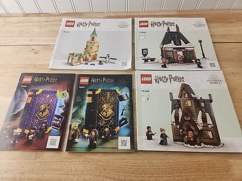 LEGO Harry Potter Instruction Manuals Booklet Lot 76401 76388 76396 76397
