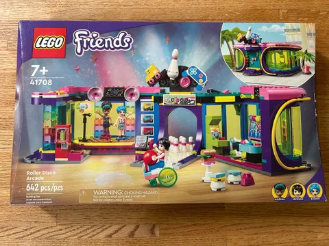 MINT Retired LEGO Friends 41708 Roller Disco Arcade 100% Complete Manual & Box