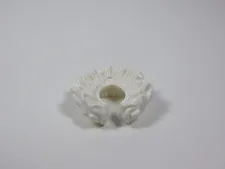 LEGO White Neck Fur Collar Bird Nest Accessory Minifig H12