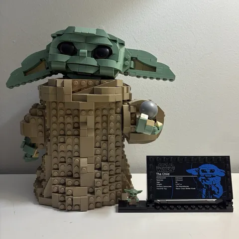 LEGO Star Wars The Child Grogu 75318 1073pc Set w/ Stand, Plaque, Minifig No Box