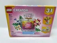 LEGO CREATOR 3 in 1 31383 Floral Perfume Bottle Smoothie Jar Flower Vase
