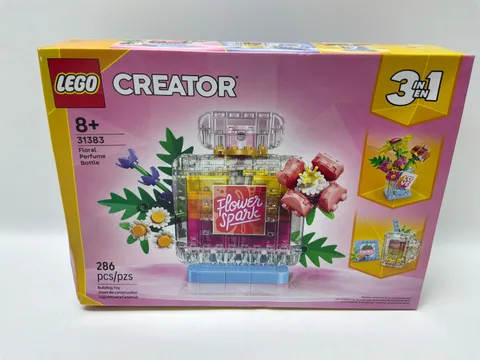 LEGO CREATOR 3 in 1 31383 Floral Perfume Bottle Smoothie Jar Flower Vase
