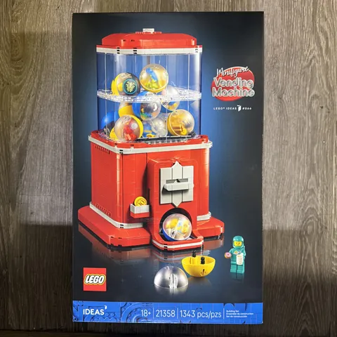 LEGO Ideas Minifigure Vending Machine 21358 Complete Set, 1343 Pieces, Box