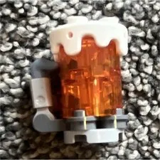 LEGO Minifigure Mug/Stein Accessory Piece, White & Trans-Orange (1 pc)