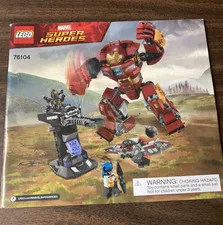 LEGO Instruction Book ONLY for Avengers Set 76104 Hulkbuster Smash-Up