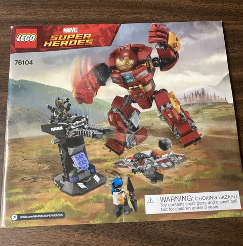 LEGO Instruction Book ONLY for Avengers Set 76104 Hulkbuster Smash-Up
